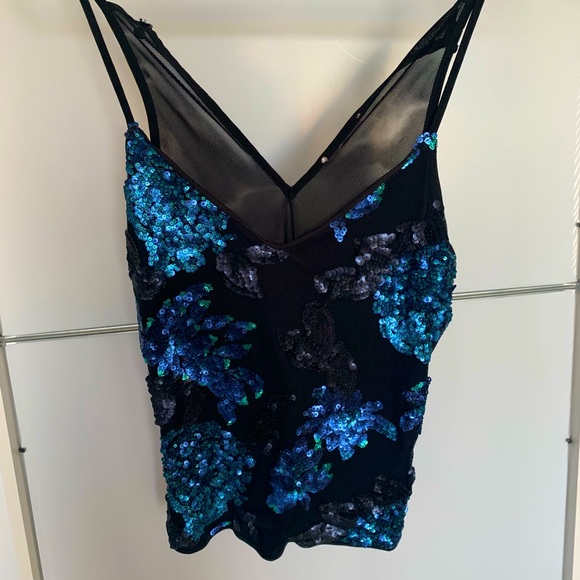 Sequinned tank top - Picture 1 of 3